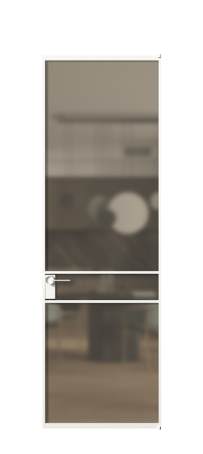 Алюминиевая дверь АЛПЛ040.02 Алюминий Белый Сатинированное бронзовое стекло, триплекс. Без короба бел Цена 152870 Стоимость комплекта двери включает:
1. Полотно (600/650/700/750/800/850/900/950*2000-2400 мм).
2. Короб
3. Комплект фурнитуры (2 торцевые петли и магнитный замок с ответной планкой). Фабрика дверей Волховец 8 (800) 551 43 19 Алюминиевая дверь АЛПЛ040.02 Алюминий Белый Сатинированное бронзовое стекло, триплекс Цена 152870 | Volhovec