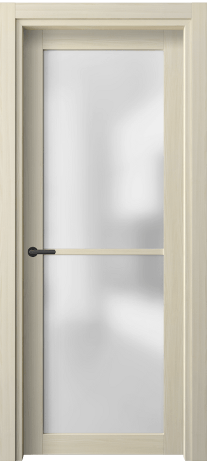 Межкомнатная дверь Нео 2108 Молочный ясень Сатинированное стекло Цена 29819 ₽ | Volhovec