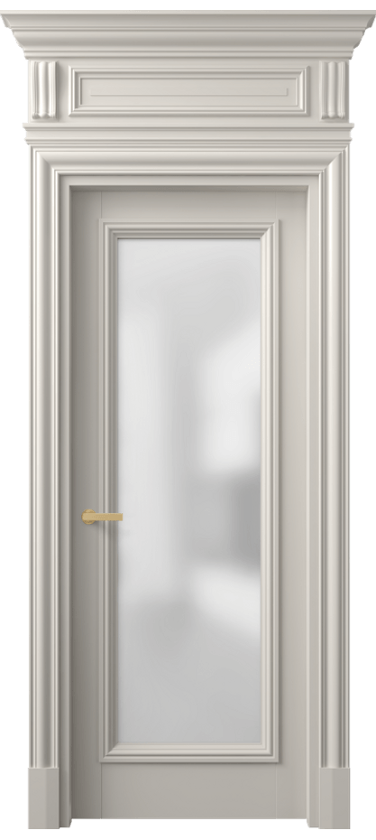 Межкомнатная дверь Антик 7300 Бук облачный серый Сатинированное стекло Цена 162609 ₽ | Volhovec