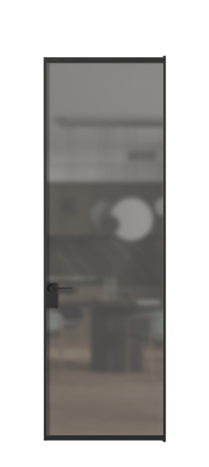 Алюминиевая дверь АЛПЛ040.01 Алюминий Черный Сатинированное серое стекло, триплекс. Без короба чер Цена 125490 Стоимость комплекта двери включает:
1. Полотно (600/650/700/750/800/850/900/950*2000-2400 мм).
2. Короб
3. Комплект фурнитуры (2 торцевые петли и магнитный замок с ответной планкой). Фабрика дверей Волховец 8 (800) 551 43 19 Алюминиевая дверь АЛПЛ040.01 Алюминий Черный Сатинированное серое стекло, триплекс Цена 125490 | Volhovec