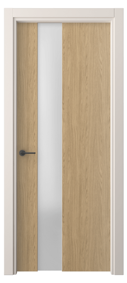 Межкомнатная дверь Freedom 4224 Жемчужный дуб Сатинированное стекло Цена 38299 ₽ | Volhovec