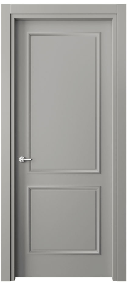 Дверь межкомнатная Paris 8121 Матовый нейтральный серый Гладкий наличник МНСР Цена 54859 ₽ Наличники уже входят в базовый комплект. Фабрика дверей Волховец 8 (800) 551 43 19 Межкомнатная дверь Paris 8121 Матовый нейтральный серый Цена 54859 ₽| Volhovec