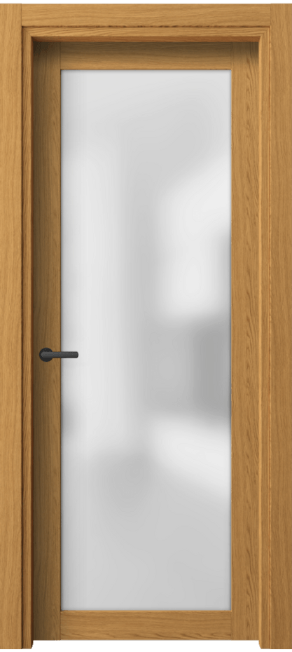 Межкомнатная дверь Neo 2102 Ванильный дуб Сатинированное стекло Цена 32099 ₽ | Volhovec