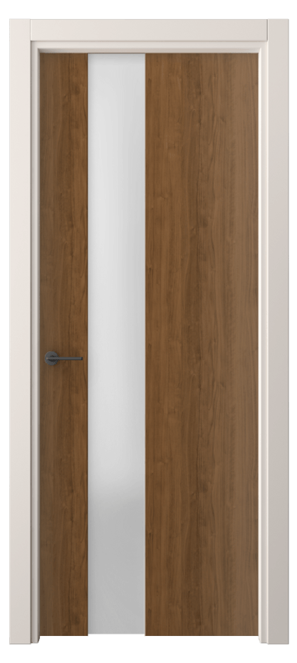 Межкомнатная дверь Freedom 4224 Лесной орех Сатинированное стекло Цена 38299 ₽ | Volhovec