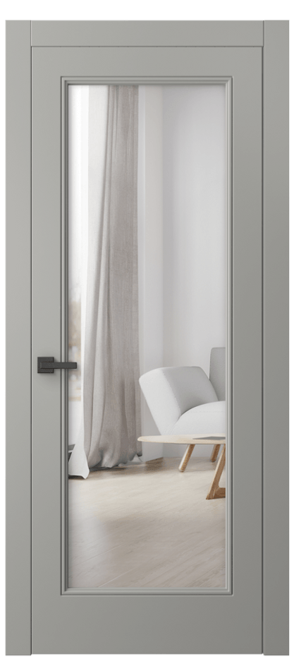 Дверь межкомнатная Linea 8300 Матовый нейтральный серый Двустороннее зеркало, триплекс Гладкий компланарный наличник МНСР* Цена 72299 ₽ Наличники уже входят в базовый комплект. Фабрика дверей Волховец 8 (800) 551 43 19 Межкомнатная дверь Linea 8300 Матовый нейтральный серый Двустороннее зеркало, триплекс Цена 72299 ₽ | Volhovec