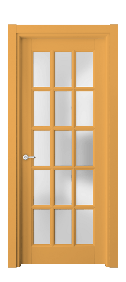 Межкомнатная дверь Toscana Grigliato 6311 Бук белоснежный Сатинированное стекло Цена 28395500 so'm | Volhovec