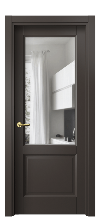 Дверь межкомнатная Галант 1422 Матовый антрацит Прозрачное стекло Гладкий наличник МАН Цена 52399 ₽ Наличники уже входят в базовый комплект. Фабрика дверей Волховец 8 (800) 551 43 19 Межкомнатная дверь Галант 1422 Матовый антрацит Прозрачное стекло Цена 52399 ₽ | Volhovec