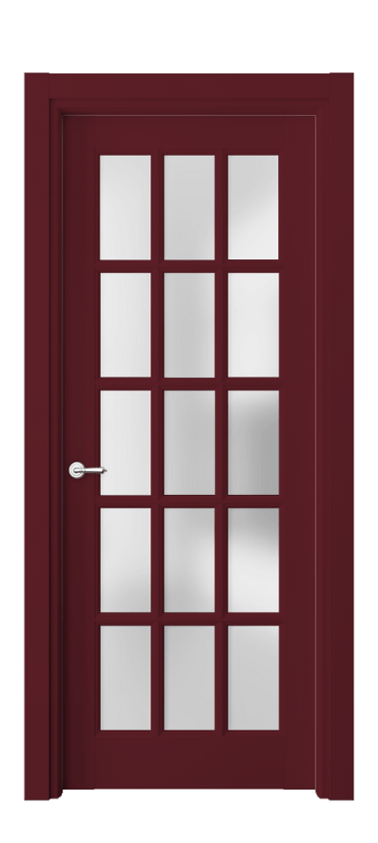 Межкомнатная дверь Toscana Grigliato 6311 Бук белоснежный Сатинированное стекло Цена 139999 ₽ | Volhovec