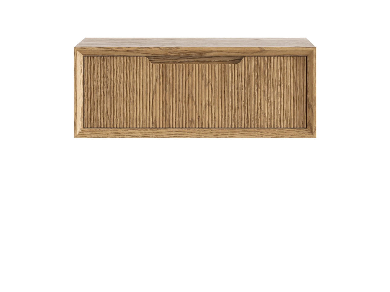 Тумба подвесная прикроватная Velvet 1 ящик дуб мускатный матовый