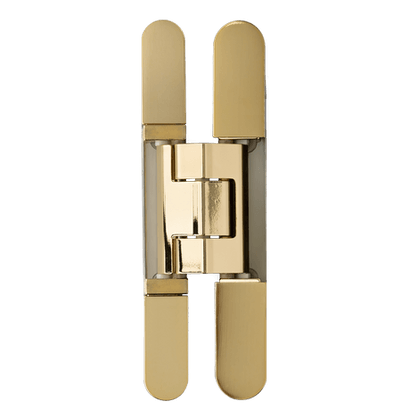 Фурнитура для дверей Скрытая петля обратного открывания для скрытого и компланарного короба. Цвет Полированное золото. Коллекция Скрытая петля обратного открывания для скрытого и компланарного короба. Картинка.