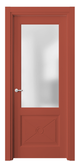 Дверь межкомнатная 6362 NCS S 3040-Y80R. Цвет NCS NCS S 3040-Y80R. Материал Массив бука эмаль. Коллекция Тоскана Литера. Картинка.