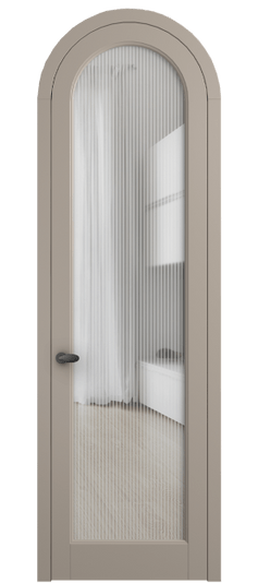 Дверь межкомнатная 6814 МБСК MORU. Цвет Матовый бисквитный. Материал Гладкая эмаль. Коллекция Palazzo. Картинка.