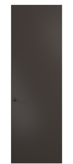 Дверь межкомнатная АКУ 0010 МАН Матовый антрацит. Цвет Матовый антрацит. Материал Гладкая эмаль. Коллекция Planum Pro. Картинка.