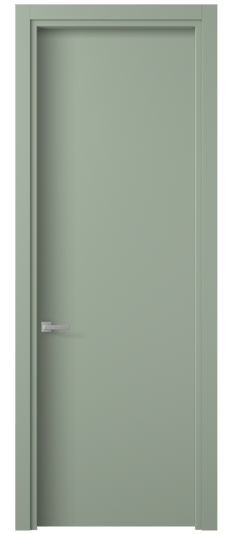 Дверь межкомнатная 0010 ПЭСО. Цвет ПЭТ светло-оливковый. Материал ПЭТ. Коллекция Планум. Картинка.