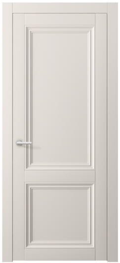 Дверь межкомнатная 2523 ПЭТБ. Цвет ПЭТ тёплый-белый. Материал ПЭТ. Коллекция Centro. Картинка.