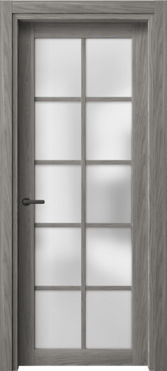 Дверь межкомнатная 2106 ИМЯ САТ. Цвет Имбирный ясень. Материал Сиплекс ламинатин. Коллекция Нео. Картинка.