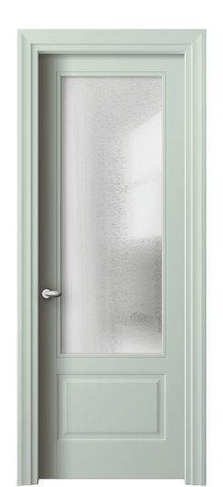 Дверь межкомнатная 8542 NCS S 1005-B80G ЛЕД. Цвет NCS NCS S 1005-B80G. Материал Гладкая эмаль. Коллекция Эссе. Картинка.