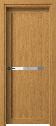 Дверь межкомнатная 2112 ВНД ПРОЗ. Цвет Ванильный дуб. Материал Ламинатин. Коллекция Нео. Картинка.