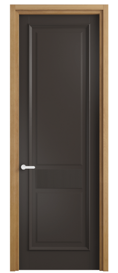 Дверь межкомнатная 6717 БАН. Цвет Бук антрацит. Материал Массив бука эмаль. Коллекция Charm. Картинка.