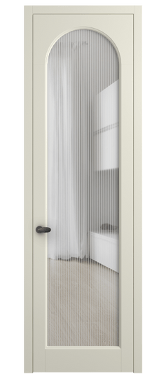 Дверь межкомнатная 6804 ММБ MORU. Цвет Матовый молочно-белый. Материал Гладкая эмаль. Коллекция Palazzo. Картинка.