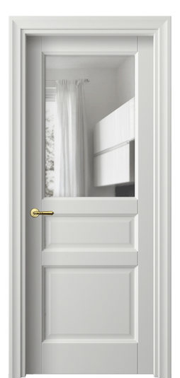 Дверь межкомнатная 1432 МССР ПРОЗ. Цвет Матовый светло-серый. Материал Гладкая эмаль. Коллекция Galant. Картинка.