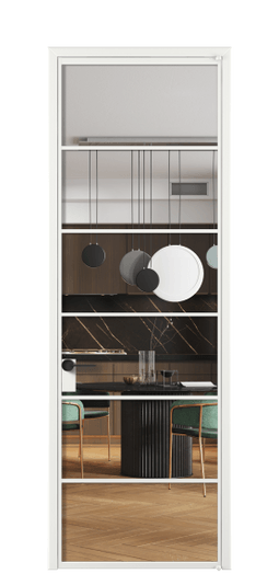 Межкомнатная дверь АЛПЛ040.04 Crystalvision АБЛ. Цвет Алюминий белоснежный. Материал Алюминий в эмали. Коллекция Формато. Фото. Дверь межкомнатная АЛПЛ040.04 Crystalvision АБЛ. Цвет Алюминий белоснежный. Материал Алюминий в эмали. Коллекция Формато. Картинка.