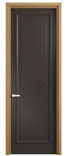 Дверь межкомнатная 6709 БАН. Цвет Бук антрацит. Материал Массив бука эмаль. Коллекция Charm. Картинка.