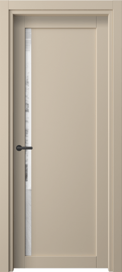 Дверь межкомнатная 2110 ПЭСБ ПРОЗ. Цвет ПЭТ светло-бежевый. Материал ПЭТ. Коллекция Нео. Картинка.