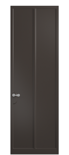 Дверь межкомнатная 7511 МАН. Цвет Матовый антрацит. Материал Гладкая эмаль. Коллекция Softform. Картинка.