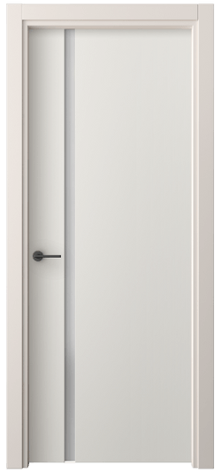 Дверь межкомнатная 4222 ПЭБЛ САТ. Цвет ПЭТ белоснежный. Материал ПЭТ. Коллекция Freedom. Картинка.