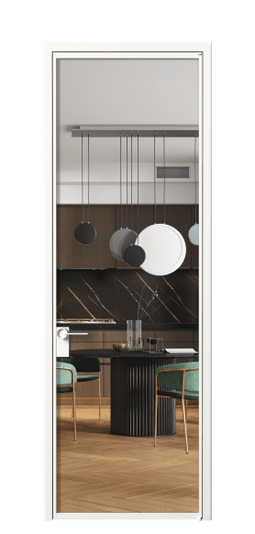 Межкомнатная дверь АЛПЛ040.01 Crystalvision БЕЛ. Цвет Алюминий Белый. Материал Алюминий. Коллекция Формато. Фото. Дверь межкомнатная АЛПЛ040.01 Crystalvision БЕЛ. Цвет Алюминий Белый. Материал Алюминий. Коллекция Формато. Картинка.