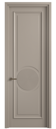 Дверь межкомнатная 6719 МБСК. Цвет Матовый бисквитный. Материал Гладкая эмаль. Коллекция Шарм. Картинка.