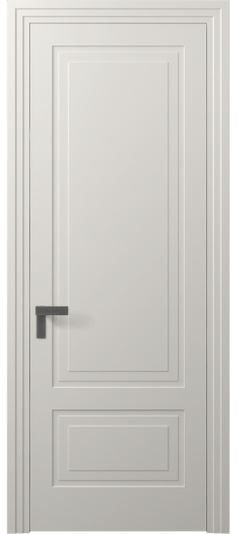 Дверь межкомнатная 8341 МПБЛ. Цвет Матовый пудровый белый. Материал Гладкая эмаль. Коллекция Rocca. Картинка.