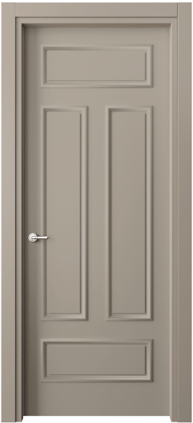 Дверь межкомнатная 8143 МБСК. Цвет Матовый бисквитный. Материал Гладкая эмаль. Коллекция Paris. Картинка.