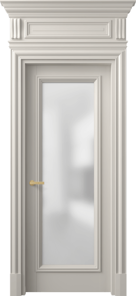 Дверь межкомнатная 7300 БОС САТ. Цвет Бук облачный серый. Материал Массив бука эмаль. Коллекция Антик. Картинка.