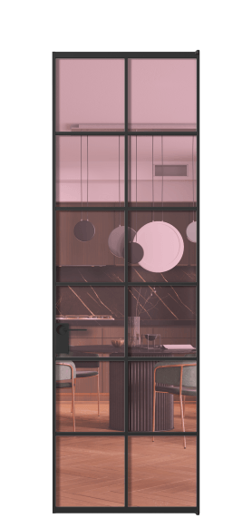 Межкомнатная дверь АЛПЛ040.05 ПРОЗ РОЗ ЧЕР. Цвет Алюминий Черный. Материал Алюминий. Коллекция Formato. Фото. Дверь межкомнатная АЛПЛ040.05 ПРОЗ РОЗ ЧЕР. Цвет Алюминий Черный. Материал Алюминий. Коллекция Formato. Картинка.