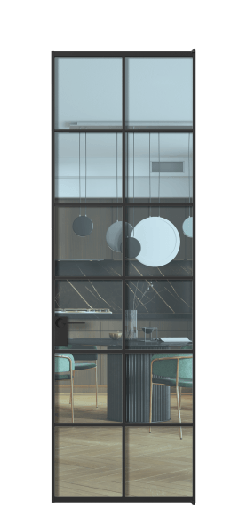 Межкомнатная дверь АЛПЛ040.05 ПРОЗ ГОЛ ЧЕР. Цвет Алюминий Черный. Материал Алюминий. Коллекция Formato. Фото. Дверь межкомнатная АЛПЛ040.05 ПРОЗ ГОЛ ЧЕР. Цвет Алюминий Черный. Материал Алюминий. Коллекция Formato. Картинка.