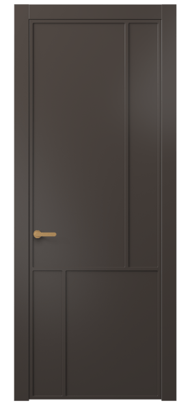 Дверь межкомнатная АКП 8606 МАН. Цвет Матовый антрацит. Материал Гладкая эмаль. Коллекция Фрэйм. Картинка.